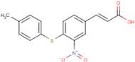 3-{4-[(4-Methylphenyl)thio]-3-nitrophenyl}acrylic acid