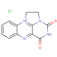 4,6-Dioxo-2,4,5,6-tetrahydro-1H-benzo[g]imidazo[1,2,3-ij]pteridin-12-ium chloride