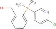 {2-[(6-Chloropyridin-3-yl)dimethylsilyl]phenyl}methanol