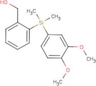 {2-[(3,4-Dimethoxyphenyl)dimethylsilyl]phenyl}methanol