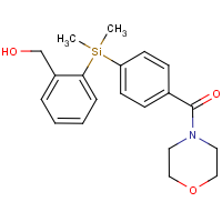 (2-{Dimethyl[4-(morpholine-4-carbonyl)phenyl]silyl}phenyl)methanol