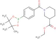 [4-(Ethyl-3'-piperidinecarboxylate-1-carbonyl)phenyl]boronic acid pinacol ester