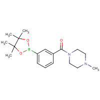 [3-(4-Methylpiperazine-1-carbonyl)phenyl]boronic acid pinacol ester