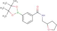 {3-[(Tetrahydrofuran-2-ylmethyl)carbamoyl]phenyl}boronic acid pinacol ester