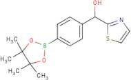 [4-(4,4,5,5-Tetramethyl-[1,3,2]dioxaborolan-2-yl)-phenyl]-thiazol-2-yl-methanol