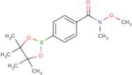 N-Methoxy-N-methyl-4-(tetramethyl-1,3,2-dioxaborolan-2-yl)benzamide