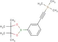 4,4,5,5-Tetramethyl-2-(3-trimethylsilanylethynyl-phenyl)-[1,3,2]dioxaborolane
