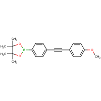 2-[4-(4-Methoxy-phenylethynyl)-phenyl]-4,4,5,5-tetramethyl-[1,3,2]dioxaborolane