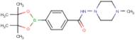 [4-(1'-Amino-4'-methylpiperazine-1-carbonyl)phenyl] boronic acid pinacol ester