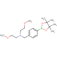 Bis-(2-methoxy-ethyl)-[4-(4,4,5,5-tetramethyl-[1,3,2]dioxaborolan-2-yl)-benzyl]-amine