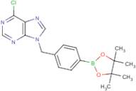 (4-((6-Chloro-9H-purin-9-yl)methyl)phenyl)boronic acid pinacol ester