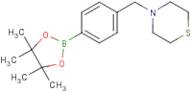 4-{[4-(Tetramethyl-1,3,2-dioxaborolan-2-yl)phenyl]methyl}thiomorpholine