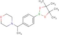 4-(1-(4-(4,4,5,5-Tetramethyl-1,3,2-dioxaborolan-2-yl)phenyl)ethyl)morpholine