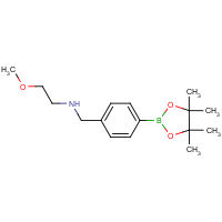 2-Methoxy-N-(4-(4,4,5,5-tetramethyl-1,3,2-dioxaborolan-2-yl)benzyl)ethanamine