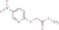 Methyl 2-[(5-nitro-2-pyridinyl)sulfanyl]acetate