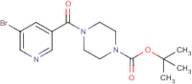 tert-Butyl 4-[(5-bromo-3-pyridinyl)carbonyl]tetrahydro-1(2H)-pyrazinecarboxylate