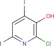 2-Chloro-4,6-diiodo-3-pyridinol