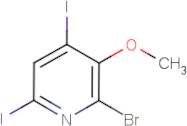 2-Bromo-4,6-diiodo-3-methoxypyridine