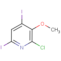 2-Chloro-4,6-diiodo-3-methoxypyridine