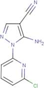 5-Amino-1-(6-chloropyridin-2-yl)-1H-pyrazole-4-carbonitrile