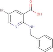 2-(Benzylamino)-5-bromonicotinic acid