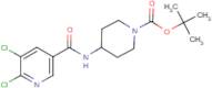 tert-Butyl 4-{[(5,6-dichloropyridin-3-yl)carbonyl]amino}piperidine-1-carboxylate