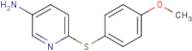 6-[(4-Methoxyphenyl)sulfanyl]-3-pyridinylamine