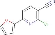 2-Chloro-6-(2-furyl)nicotinonitrile