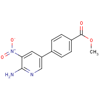 Methyl 4-(6-amino-5-nitro-3-pyridinyl)benzenecarboxylate