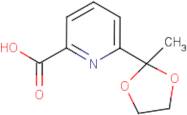 6-(2-Methyl-1,3-dioxolan-2-yl)-2-pyridinecarboxylic acid