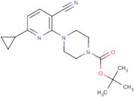 tert-Butyl 4-(3-cyano-6-cyclopropyl-2-pyridinyl)tetrahydro-1(2H)-pyrazinecarboxylate
