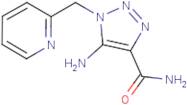 5-Amino-1-(2-pyridinylmethyl)-1H-1,2,3-triazole-4-carboxamide