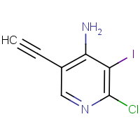 2-Chloro-5-ethynyl-3-iodo-4-pyridinamine