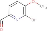 6-Bromo-5-methoxypyridine-2-carboxaldehyde