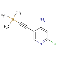 2-Chloro-5-[2-(trimethylsilyl)ethynyl]pyridin-4-amine