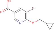 5-Bromo-6-(cyclopropylmethoxy)nicotinic acid