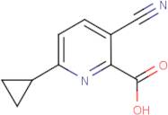 3-Cyano-6-cyclopropyl-2-pyridinecarboxylic acid