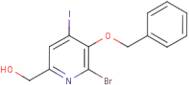 [5-(Benzyloxy)-6-bromo-4-iodo-2-pyridinyl]methanol