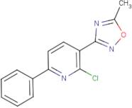 2-Chloro-3-(5-methyl-1,2,4-oxadiazol-3-yl)-6-phenylpyridine