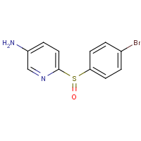 6-[(4-Bromophenyl)sulfinyl]-3-pyridinylamine