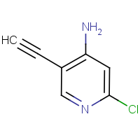 2-Chloro-5-ethynylpyridin-4-amine