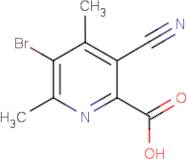 5-Bromo-3-cyano-4,6-dimethyl-2-pyridinecarboxylic acid