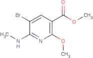 Methyl 5-bromo-2-methoxy-6-(methylamino)nicotinate