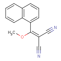 2-[Methoxy(naphthalen-1-yl)methylidene]propanedinitrile