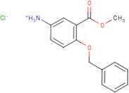 4-(Benzyloxy)-3-(methoxycarbonyl)benzenaminium chloride