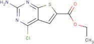 Ethyl 2-amino-4-chlorothieno[2,3-d]pyrimidine-6-carboxylate