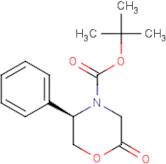 (5R)-N-tert-Butyloxycarbonyl -3,4,5,6-tetrahydro-5-phenyl-4(H)-1,4-oxazin-2-one