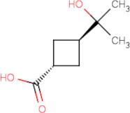 trans-3-(2-Hydroxypropan-2-yl)cyclobutane-1-carboxylic acid