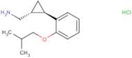 1-{(1R,2R)-2-[2-(2-Methylpropoxy)phenyl]cyclopropyl}methanamine hydrochloride