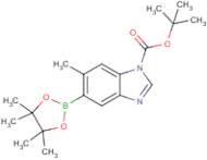 tert-Butyl 6-methyl-5-(4,4,5,5-tetramethyl-1,3,2-dioxaborolan-2-yl)-1H-benzimidazole-1-carboxylate